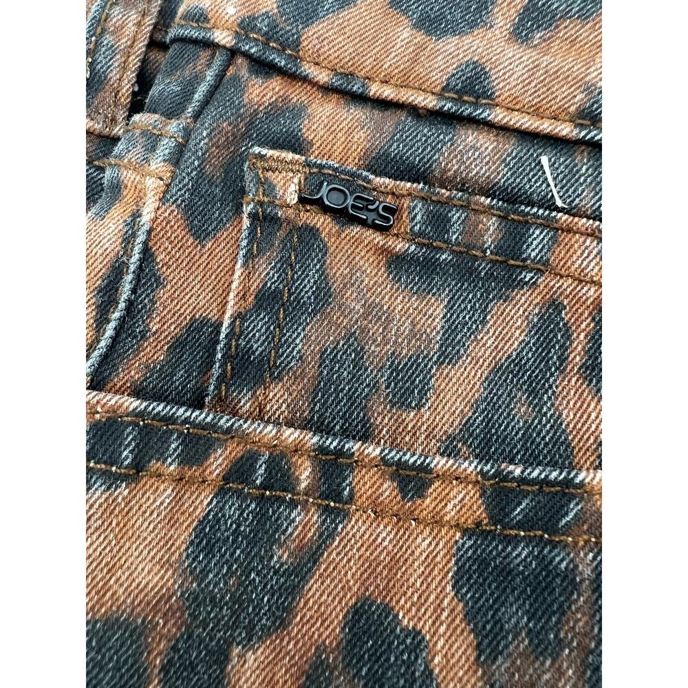 Leopard Print Skinny Jeans - Brown/Black - Picture 6 of 8